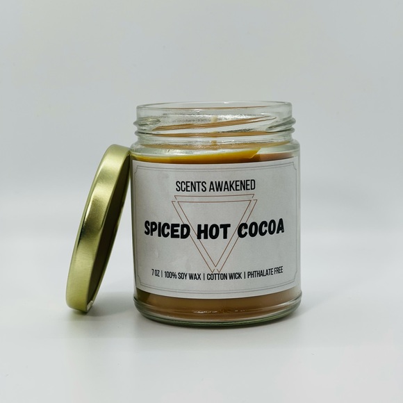 7 OZ Soy Cinnamon Cocoa Candle - Picture 2 of 3